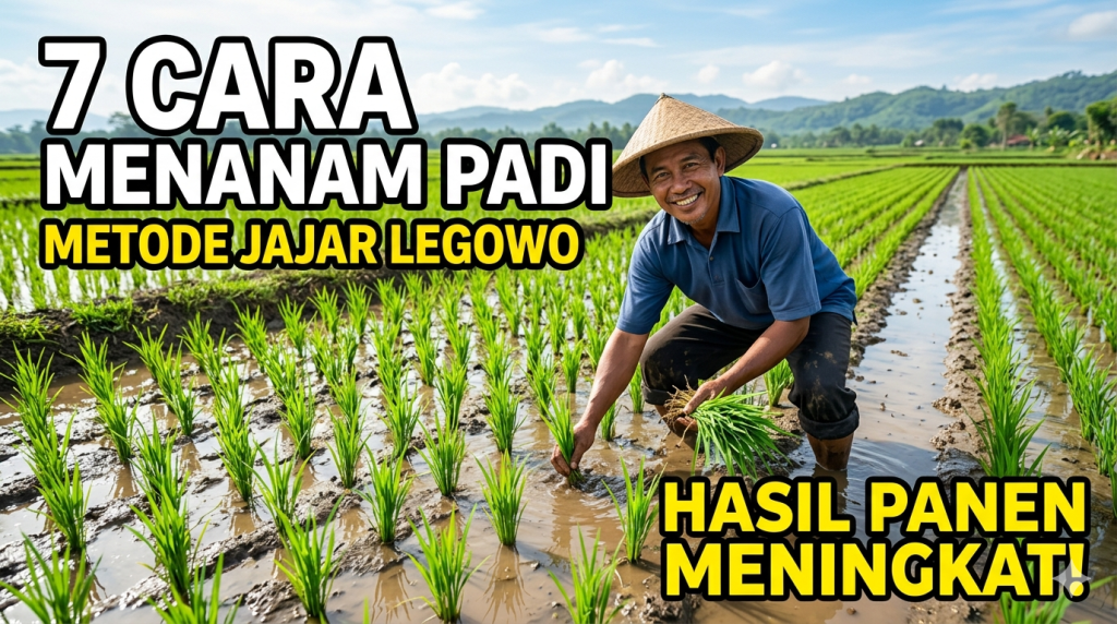 Cara Menanam Padi dengan Metode Jajar Legowo