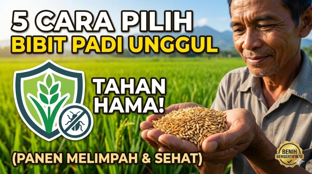 Cara Memilih Bibit Padi Unggul yang Tahan Hama
